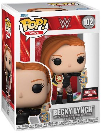 Figurine Funko Pop WWE #102 Becky Lynch avec ses ceintures