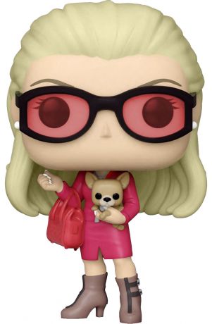 Figurine Funko Pop La Revanche d'une blonde #1224 Elle Woods avec Bruiser