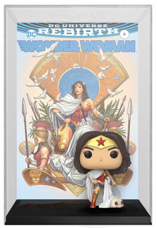 Figurine Funko Pop Wonder Woman 80 ans #03 Wonder Woman 80th Rebirth on Throne