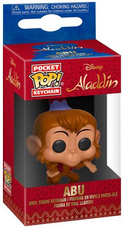 Figurine Funko Pop Aladdin [Disney] Abu - Porte-clés