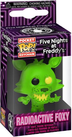 Figurine Funko Pop Five Nights at Freddy's Radioactive Foxy - Porte-clés