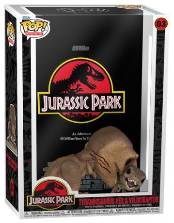 Figurine Funko Pop Jurassic Park #03 Tyrannosaurus Rex & Velociraptora