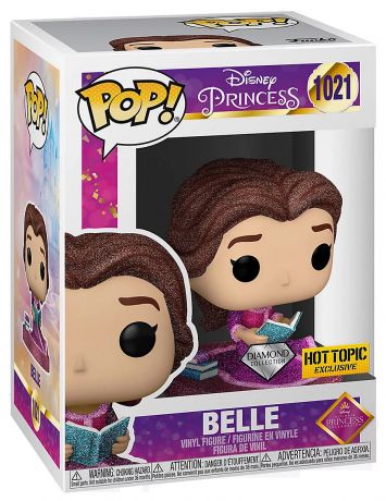 Figurine Funko Pop Disney Ultimate Princess #1021 Belle - Diamant