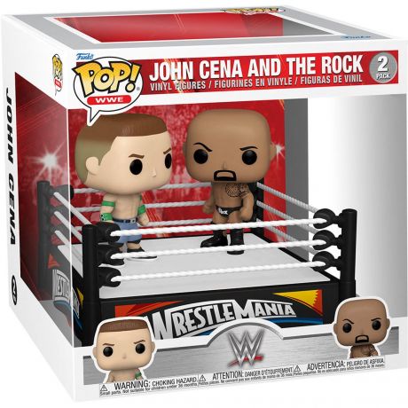 Figurine Funko Pop WWE John Cena and the Rock (2012)