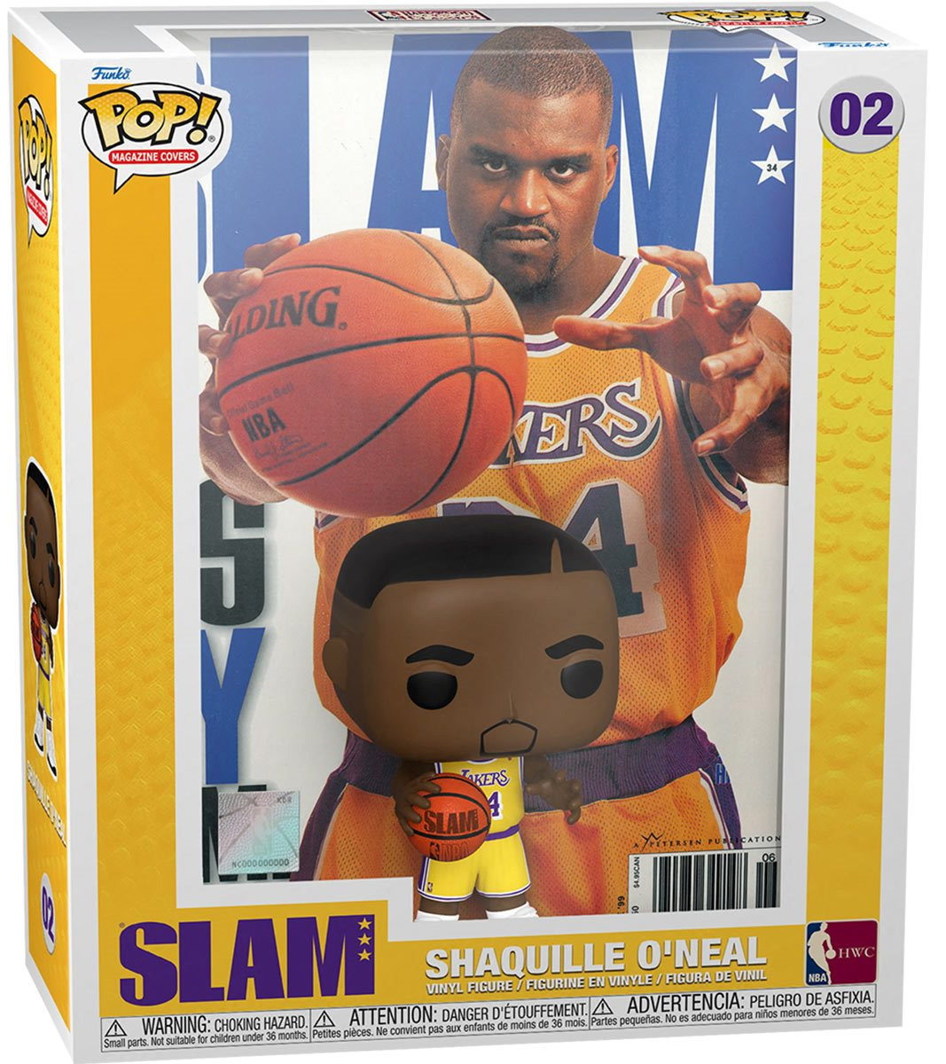 Figurine Pop NBA #2 pas cher : SLAM : Shaquille O'Neal