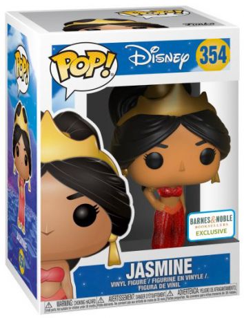 Figurine Funko Pop Aladdin [Disney] #354 Jasmine - Rouge pailletée