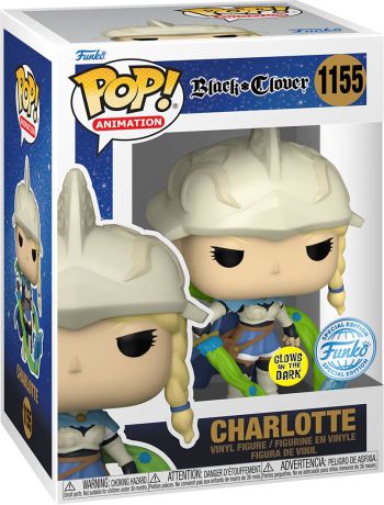 Figurine Funko Pop Black Clover #1155 Charlotte - Glow in the Dark