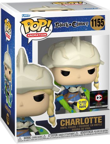 Figurine Funko Pop Black Clover #1155 Charlotte - Glow in the Dark