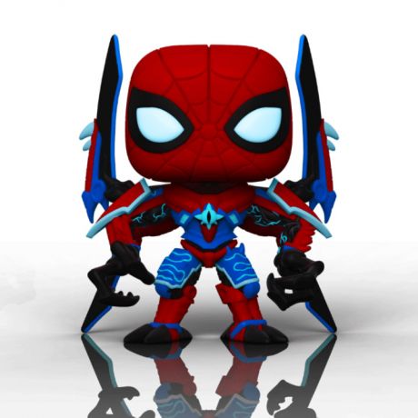 Figurine Funko Pop Marvel : Avengers Mech Strike #997 Monster Hunters - Spider-Man [Chase]
