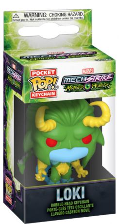 Figurine Funko Pop Marvel : Avengers Mech Strike Monster Hunters Portes-clés - Loki