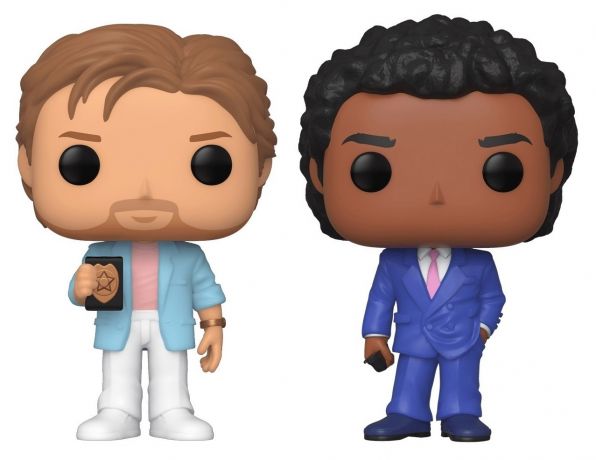 Figurine Funko Pop Deux Flics à Miami Crockett et Tubbs - Pack