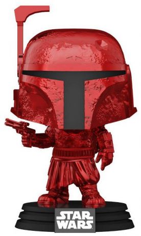 Figurine Funko Pop Star Wars : Le Livre de Boba Fett #462 Boba Fett - Chrome Rouge