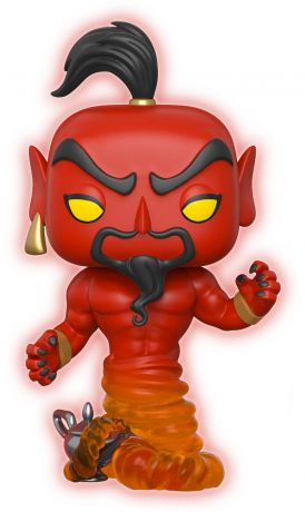 Figurine Funko Pop Aladdin [Disney] #356 Jafar Rouge - En Génie - Brille dans le Noir [Chase]