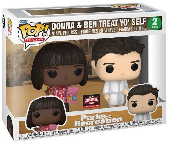 Figurine Funko Pop Parcs et Loisirs Donna & Ben Treat Yo' Self