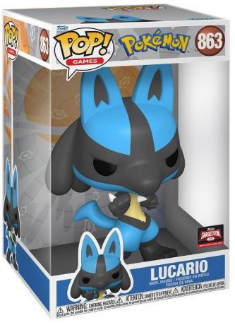 Figurine Funko Pop Pokémon #863 Lucario - 25 cm