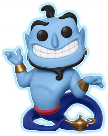 Figurine Funko Pop Aladdin [Disney] #476 Génie avec lampe - Brille dans le noir