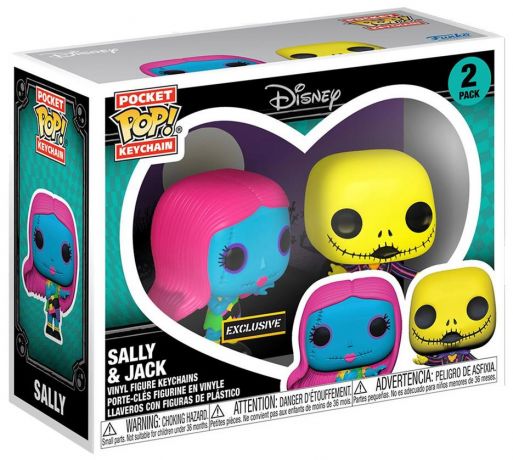 Figurine Funko Pop L'étrange Noël de M. Jack [Disney] Sally & Jack - Porte-clés