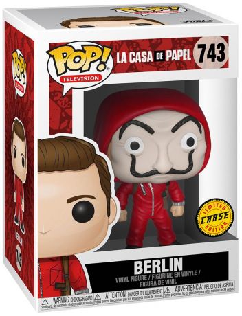 Figurine Funko Pop La Casa de Papel #743 Berlin - Avec Masque de Dali [Chase]