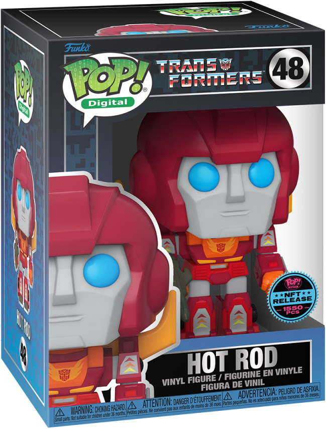 Figurine Pop Transformers 48 pas cher Hot Rod Digital Pop
