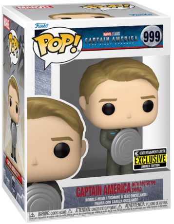 Figurine Funko Pop Captain America : The First Avenger #999 Captain America avec bouclier prototype