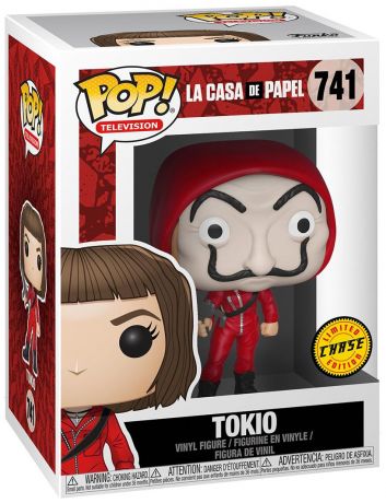 Figurine Funko Pop La Casa de Papel #741 Tokyo - Avec Masque de Dali [Chase]