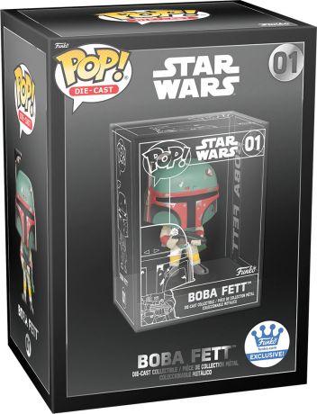 Figurine Funko Pop Star Wars 5 : L'Empire Contre-Attaque #01 Boba Fett - Die-Cast