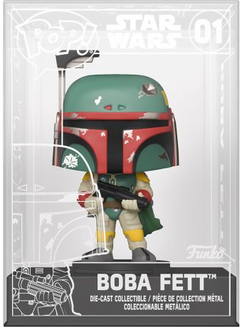 Figurine Funko Pop Star Wars 5 : L'Empire Contre-Attaque #01 Boba Fett - Die-Cast