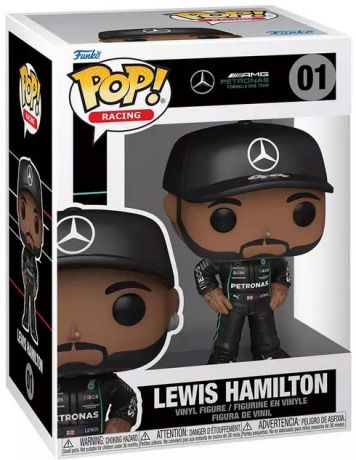 Figurine Funko Pop Formule 1 (F1) #01 Lewis Hamilton (Mercedes-AMG Petronas)