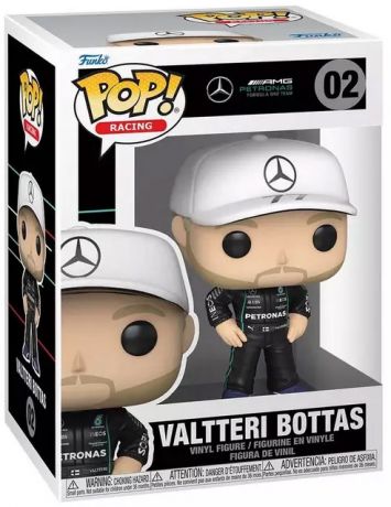 Figurine Funko Pop Formule 1 (F1) #02 Valtteri Bottas (Mercedes-AMG Petronas)