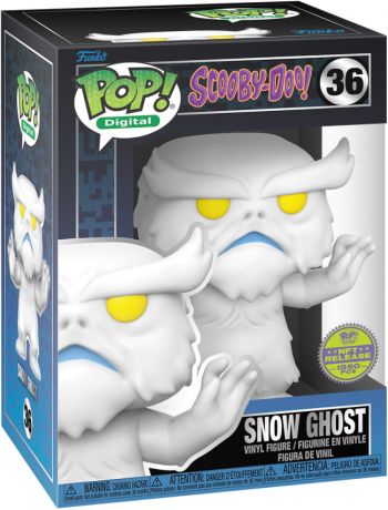 Figurine Funko Pop Scooby-Doo #36 Le fantôme des neiges - Digital Pop