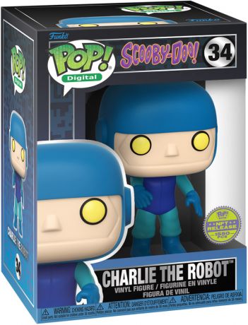 Figurine Funko Pop Scooby-Doo #34 Charlie le Robot - Digital Pop