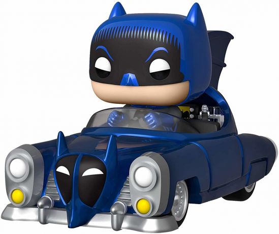Figurine Funko Pop Batman [DC] #277 1950 Batmobile Bleue Métallique