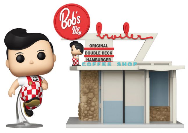Figurine Funko Pop Icônes de Pub #22 Big Boy avec Restaurant