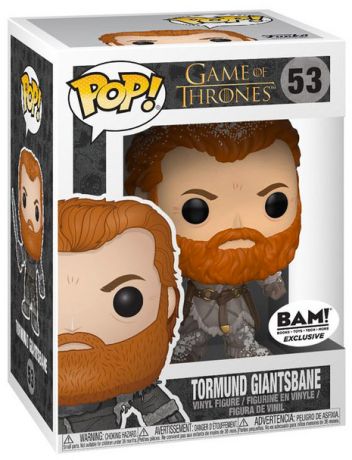 Figurine Funko Pop Game of Thrones #53 Tormund Fléau-d'Ogres - Neigeux