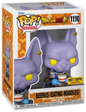 Figurine Funko Pop Dragon Ball Super #1110 Beerus (Mangeant des Nouilles)