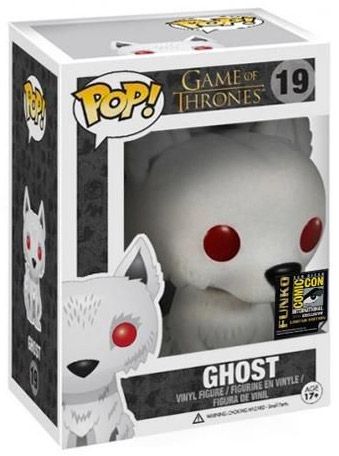 Figurine Funko Pop Game of Thrones #19 Fantôme - Flocké