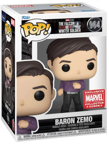 Figurine Funko Pop Falcon et le Soldat de l'Hiver #964 Baron Zemo