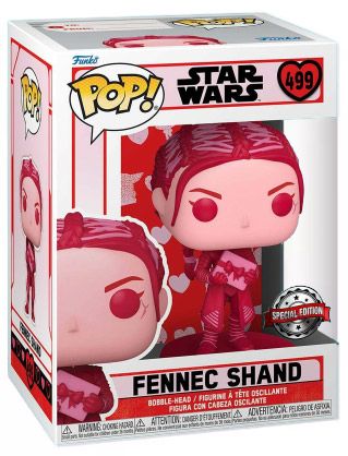 Figurine Pop Star Wars : Saint-Valentin #499 pas cher : Fennec Shand - Saint -Valentin