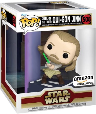 Figurine Funko Pop Star Wars 1 : La Menace fantôme #508 Duel of The Fates - Qui-Gon Jinn