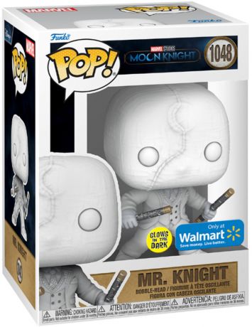 Figurine Funko Pop Moon Knight #1048 Mr. Knight - Glow in the Dark