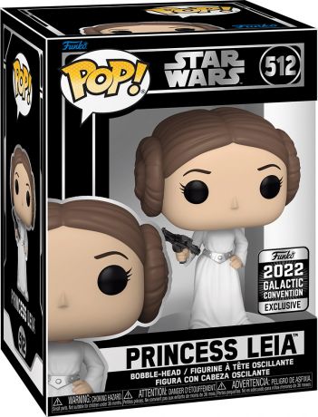 Figurine Funko Pop Star Wars 4 : Un nouvel espoir #512 Princesse Leia