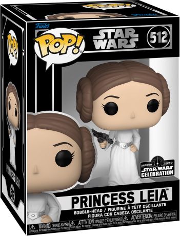 Figurine Funko Pop Star Wars 4 : Un nouvel espoir #512 Princesse Leia