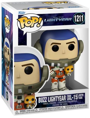 Figurine Funko Pop Buzz l'Éclair #1211 Buzz l'Éclair (XL-15) avec Sox