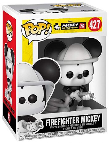 Figurine Funko Pop Mickey Mouse - 90 Ans [Disney] #427 Mickey Sapeur Pompier