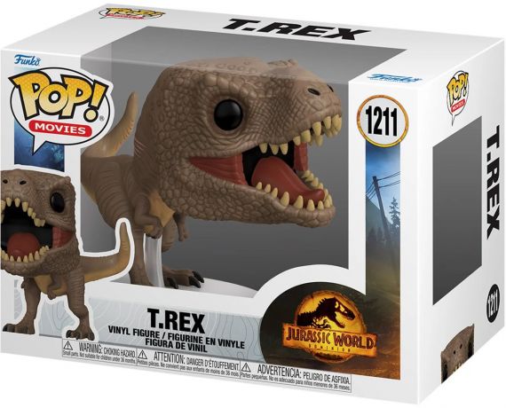 Figurine Funko Pop Jurassic World : Le Monde d'après #1211 T-Rex
