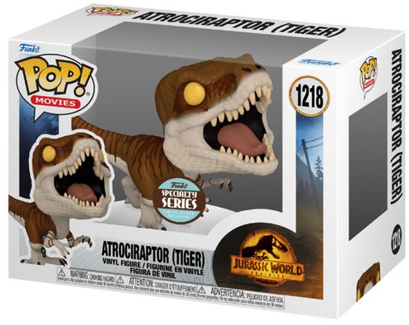 Figurine Funko Pop Jurassic World : Le Monde d'après #1218 Atrociraptor (Tiger)