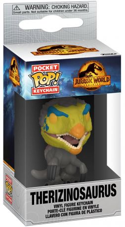 Figurine Funko Pop Jurassic World : Le Monde d'après Therizinosaurus - Porte clés 