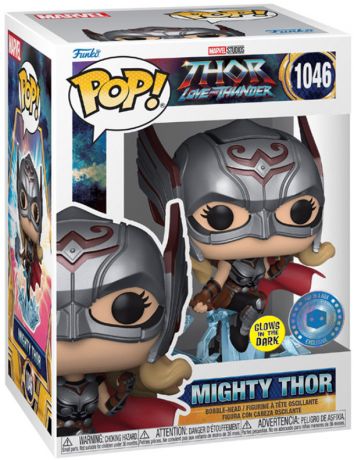 Figurine Funko Pop Thor : Love and Thunder #1046 Mighty Thor - Glow in the Dark