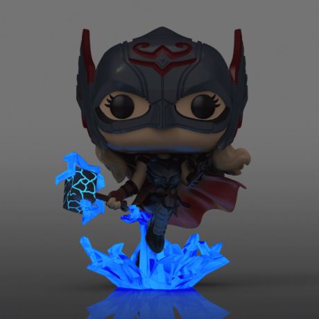 Figurine Funko Pop Thor : Love and Thunder #1046 Mighty Thor - Glow in the Dark