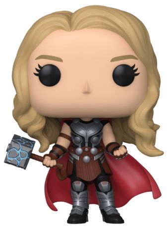 Figurine Funko Pop Thor : Love and Thunder #1076 Mighty Thor - Métallique